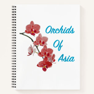 Orchideen Asiens Day Spa Notizbuch