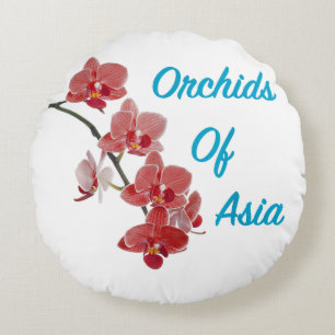 Orchideen Asiens Day Spa Rundes Kissen