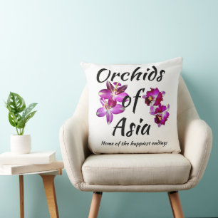 Orchideen Asiens Kissen