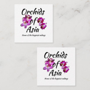 Orchideen Asiens Mitteilungskarte
