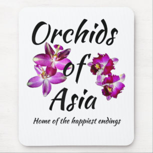 Orchideen Asiens Mousepad