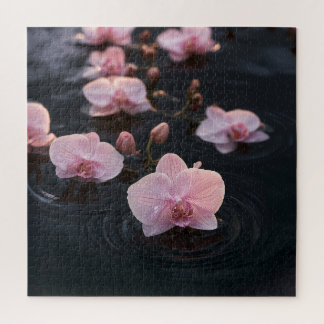 Orchideen auf Still Wasser