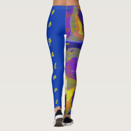 Orchideen-Aura Leggings