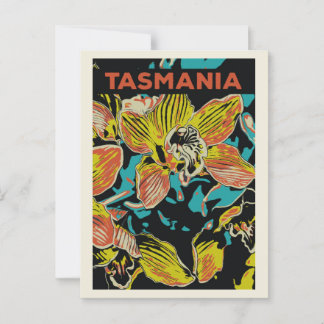 Orchideen aus Tasmanien, Australien Postkarte