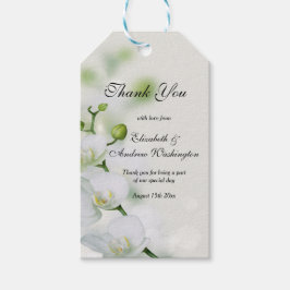Orchideen-Blume-Hochzeit Geschenkanhänger