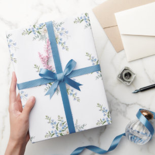 Orchideen-Blumenstrauß, Floral in Aquarell Geschenkpapier