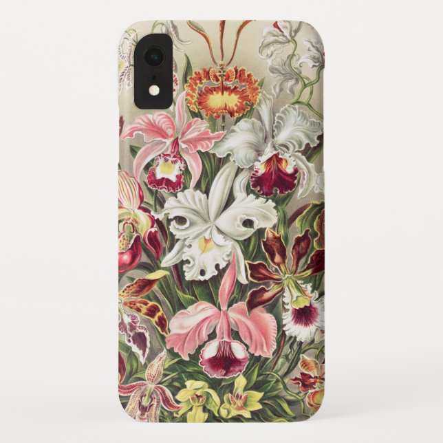 Orchideen Denusblumen von Ernst Haeckel Case-Mate iPhone Hülle (Rückseite)