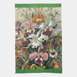 Orchideen durch Ernst Haeckel Handtuch