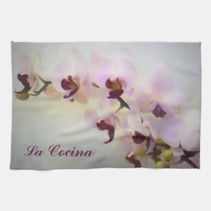 Orchideen-Foto-Küchenhandtuch Geschirrtuch