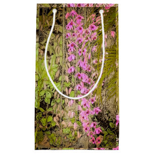 Orchideen hohe Geschenktasche Kleine Geschenktüte