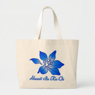 Orchideen-Insel-Strandtasche Jumbo Stoffbeutel