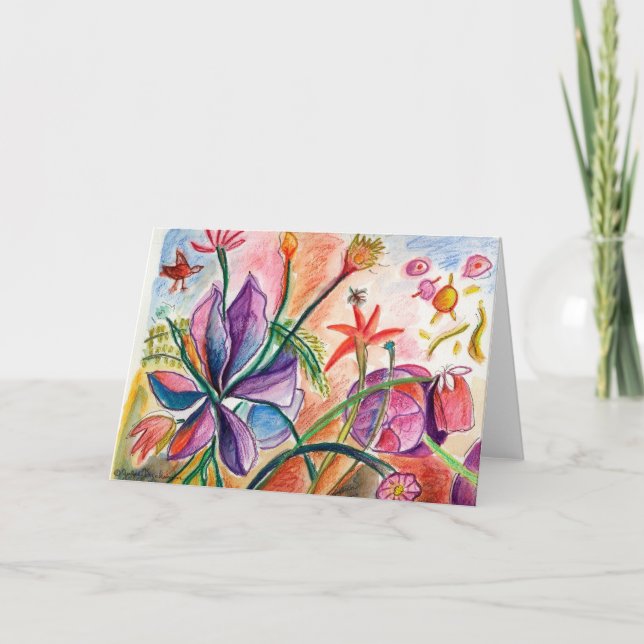 Orchideen Karte (Vorderseite)