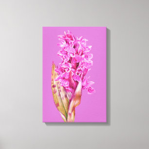 Orchideen-Kunstblume lila rosa Leinwanddruck