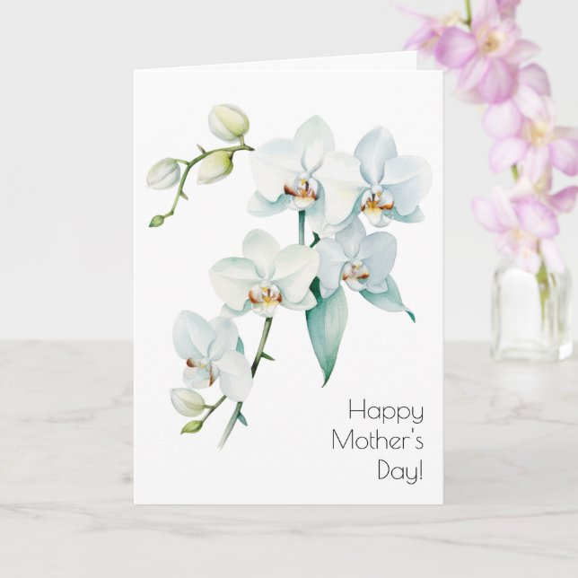 Orchideen Muttertagskarte Karte (Orchidee)