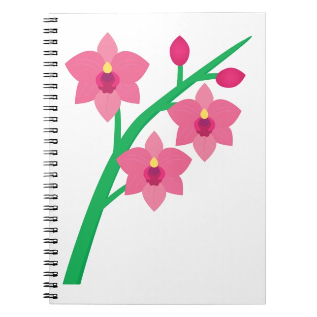 Orchideen Notizblock (Vorderseite)