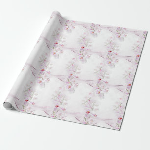 Orchideen-Packpapier Geschenkpapier