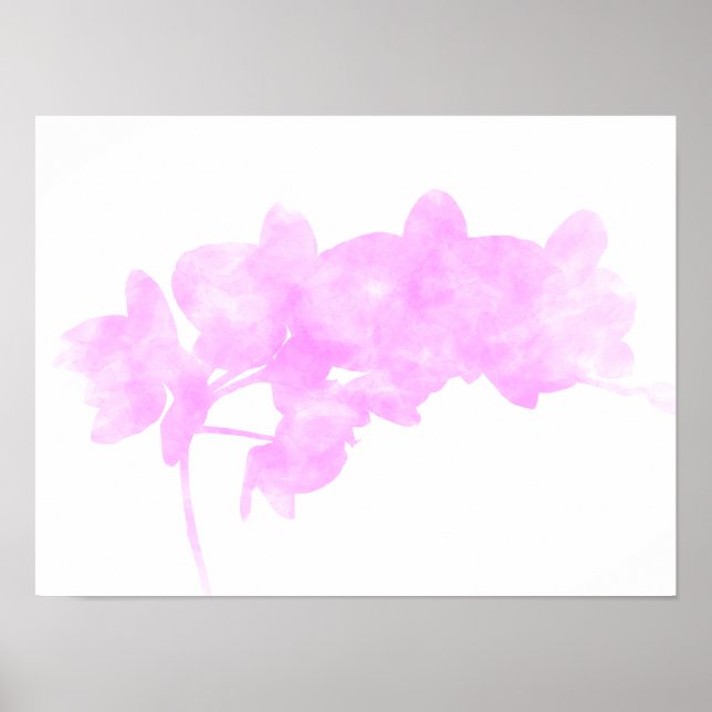 Orchideen-Schattierung  Poster (Vorne)
