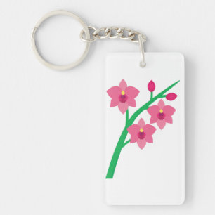 Orchideen Schlüsselanhänger