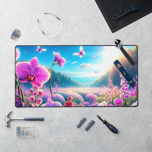 Orchideen Schreibtischunterlage (Arbeitsplatz)