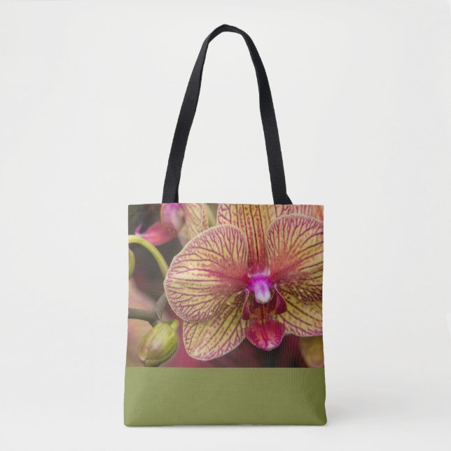 Orchideen-Tasche, zum zum Markt zu nehmen Tasche (Vorderseite)