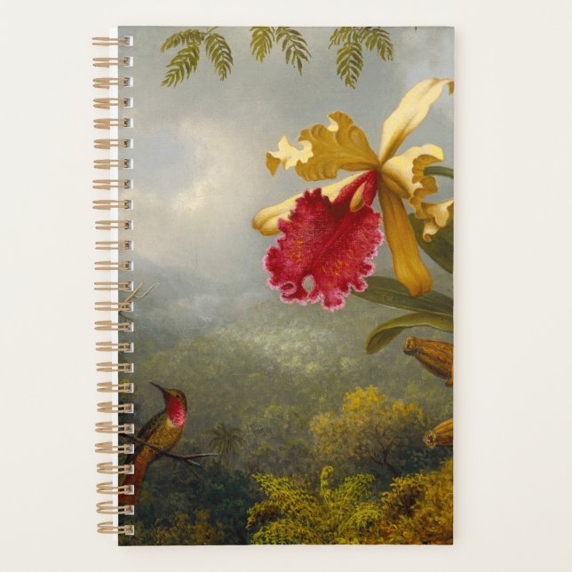 Orchideen und Hummingbird Heade Planer (Vorderseite)
