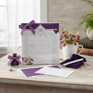 Orchideen- und Schmetterlings-Notizblock Notizblock