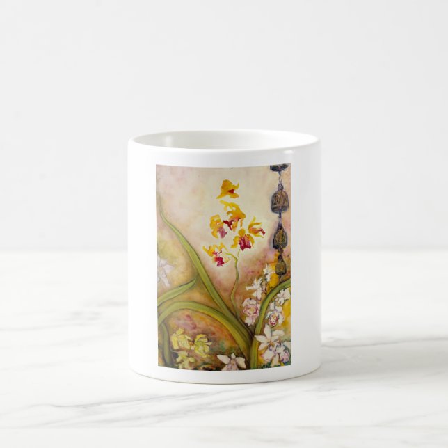 Orchideen-Ursprung X, FauveArts.com Kaffeetasse (Mittel)
