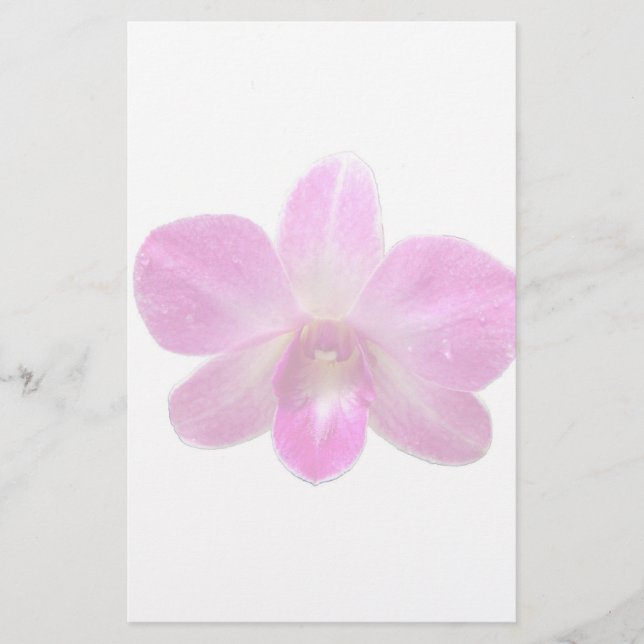 Orchideen-Wasserzeichen-Briefpapier Briefpapier (Vorderseite)