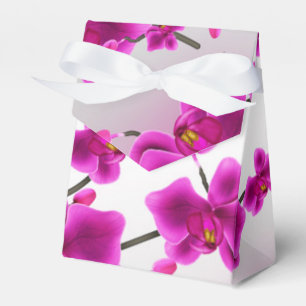 Orchideenblüten Elegante Florale Hochzeitsgunst Geschenkschachtel