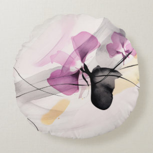 Orchideenhintergrund Rundes Kissen
