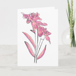 Orchideenkarte Karte