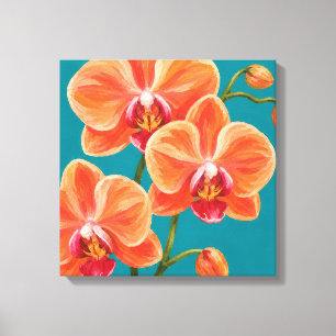 Orchideenmalerei Leinwanddruck