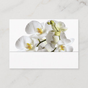 Orchidées blanches Cartes de Mariage