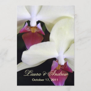 Orchidées élégantes Invitations formelles de maria