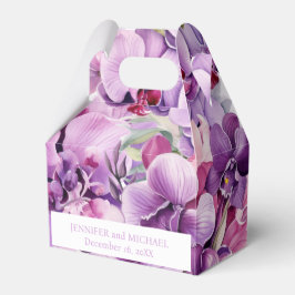 Orchidées violettes Aquarelle Ballotins