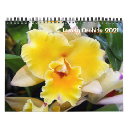 Orchids 2021 Calendar Kalender