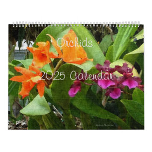 Orchids 2025 Calendar Kalender