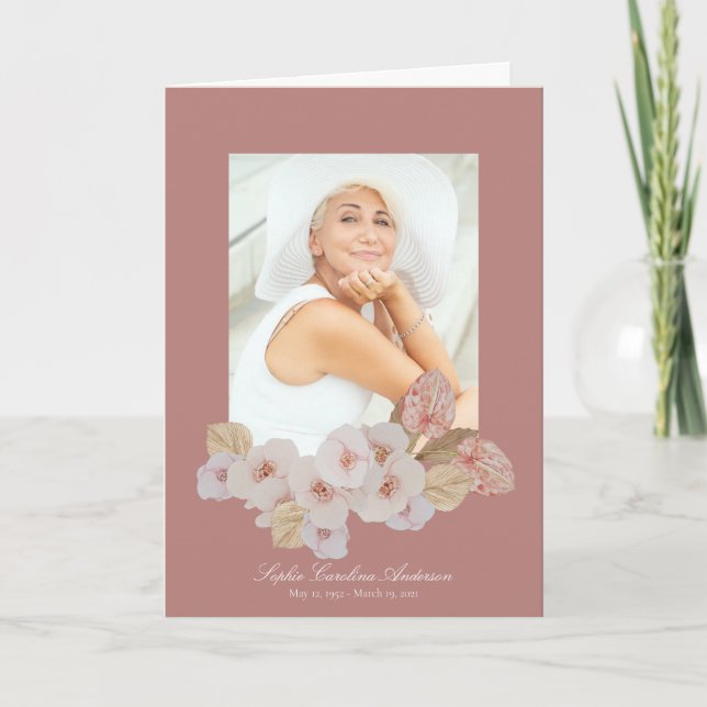 Orchids Celebration of Life Program Programm (Vorderseite)