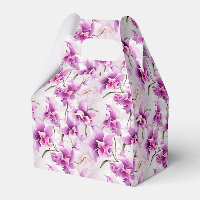 Orchids Party Leckerei Geschenkschachtel (Vorderseite)