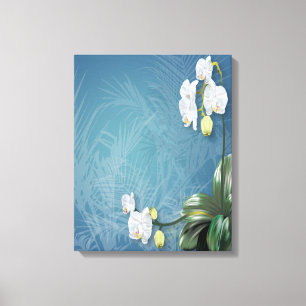 Orchids und Ferns Leinwanddruck