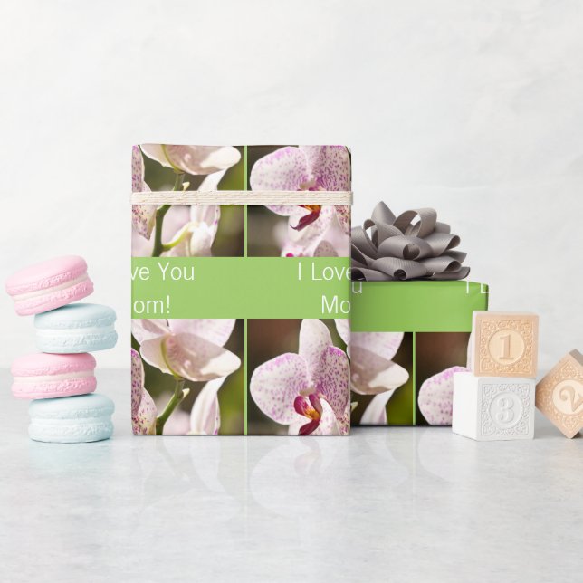 Orchids von Shirley Taylor Geschenkpapier (Babyparty)