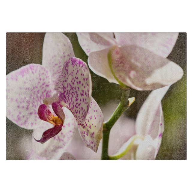 Orchids von Shirley Taylor Schneidebrett (Vorderseite)