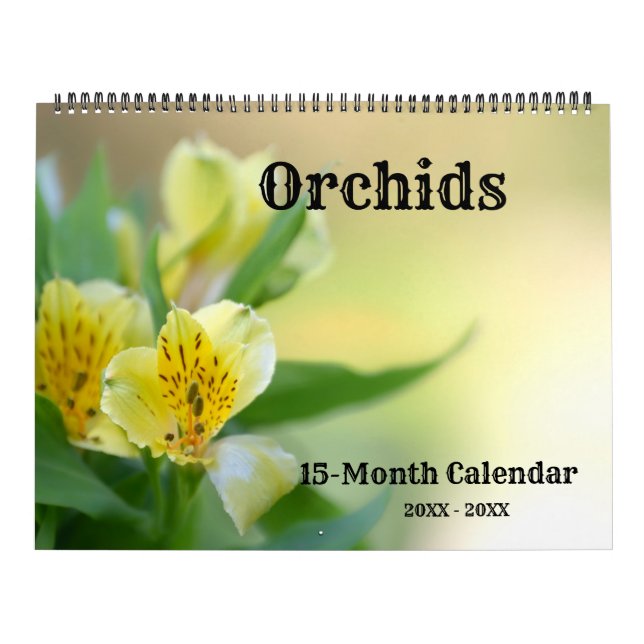 Orchids Wall Calendar Kalender (Titelbild)