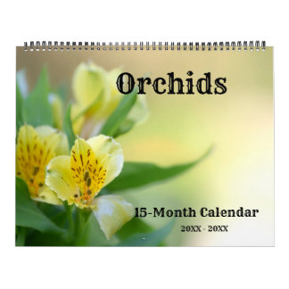 Orchids Wall Calendar Kalender