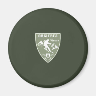 Orcieres Frankreich Magnet