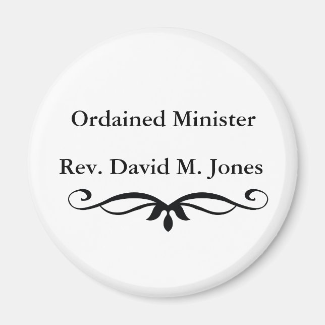 ORDAINED MINISTER GIFTS MAGNET (Vorne)