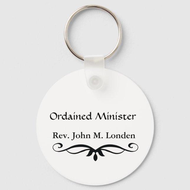 ORDAINED MINISTER GIFTS SCHLÜSSELANHÄNGER (Vorderseite)