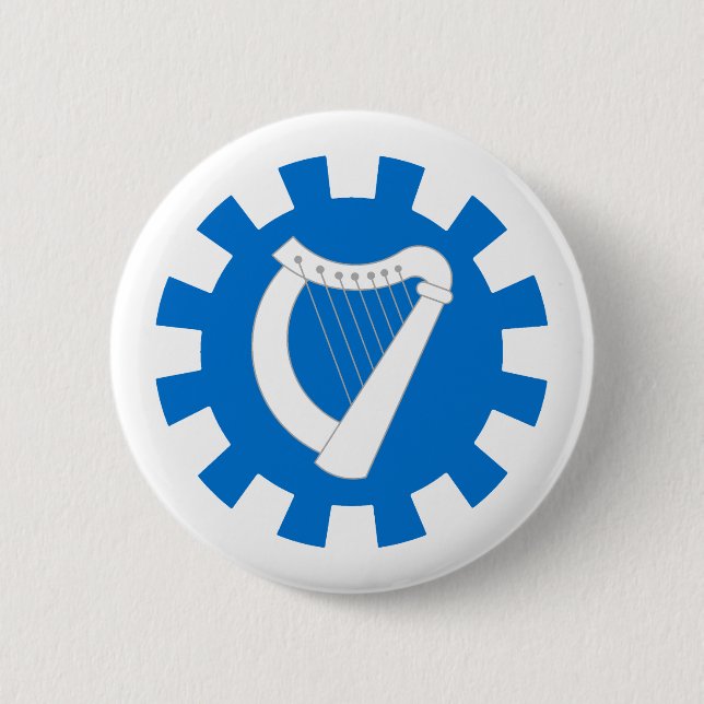 Orden der Harfe Argent-Knopf Button (Vorderseite)