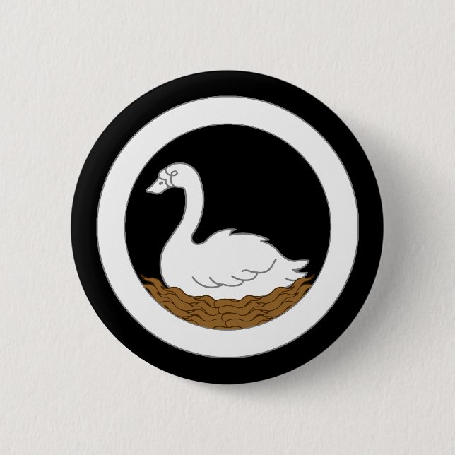Orden des Cygnets Nest Knopf Button (Vorderseite)