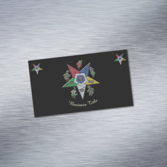 Orden des Oststerns Magnetische Visitenkarte (Beispiel)